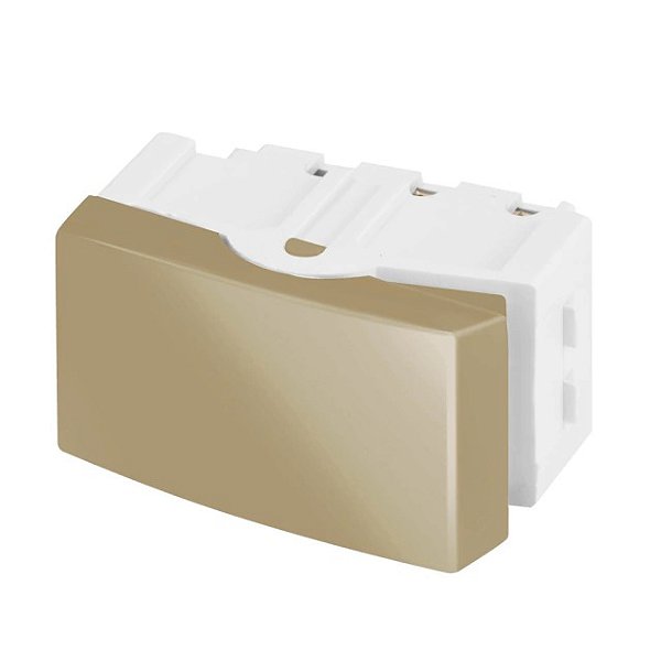 Módulo Interruptor Intermediário Recta Areia Fosco Blux