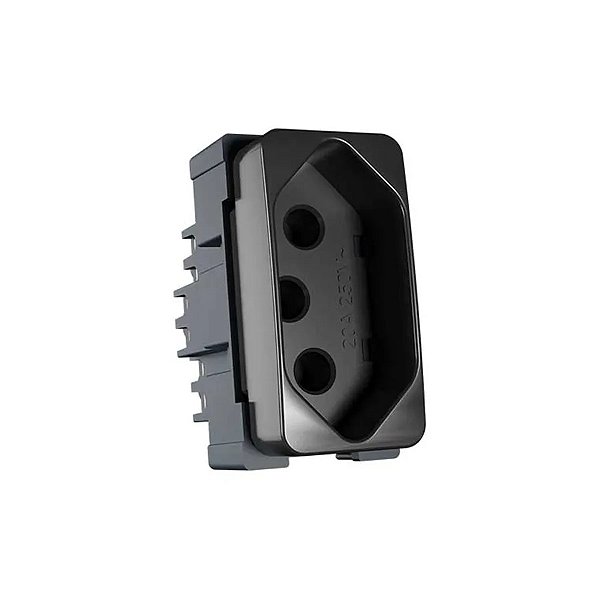 Módulo Tomada 20a B3 Ebony Margirius
