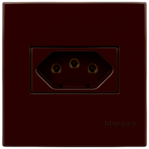 Tomada 20a Móveis Sleek Marrom Margirius