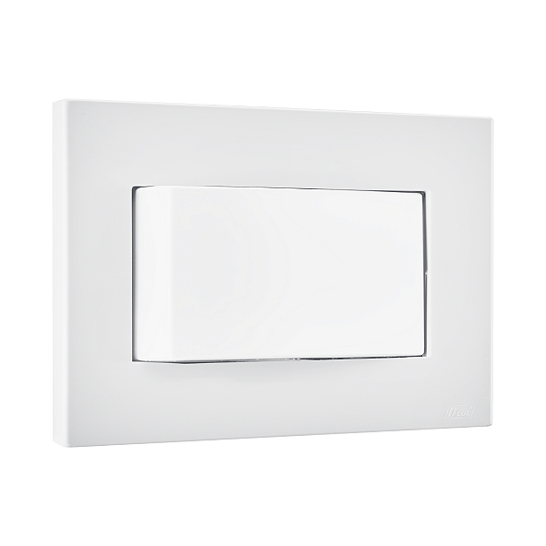 Conj. Interruptor Paralelo Mobili Recta Branco Fosco Blux