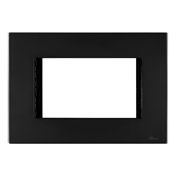 Placa 1 Modulo Mobili Recta Preto Fosco Blux