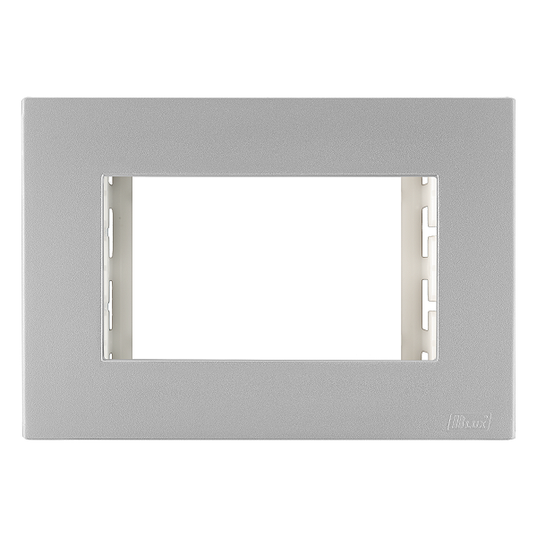 Placa 1 Modulo Mobili Recta Prata Fosco Blux
