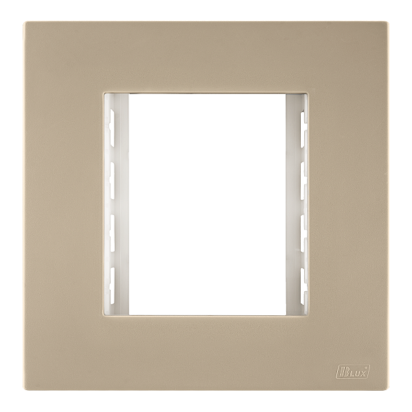 Placa 2 Modulos Mobili Recta Areia Fosco Blux