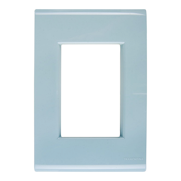 Placa 3 Módulos 4x2 Liz Azul Jeans Tramontina