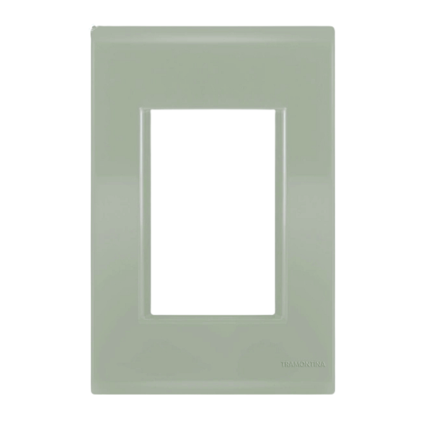 Placa 3 Módulos 4x2 Liz Verde Ardósia Tramontina