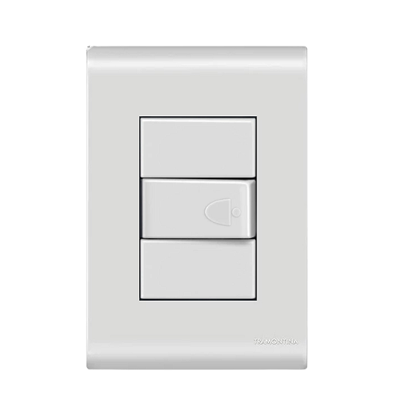 Conjunto Pulsador Campainha Liz Branco Tramontina