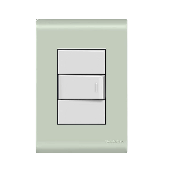 Conjunto Interruptor Paralelo Liz Verde Ardósia Tramontina