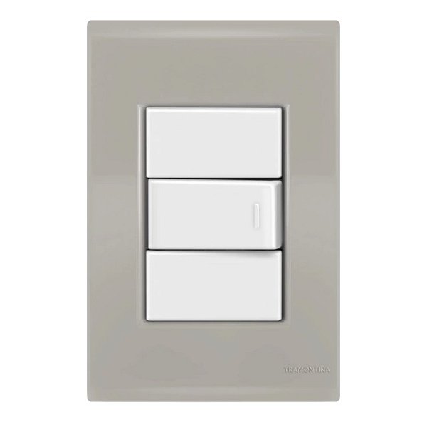 Conjunto Interruptor Simples Liz Fendi Tramontina