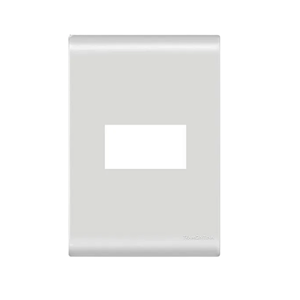 Placa 1 Módulo 4x2 Horizontal Liz Branco Tramontina