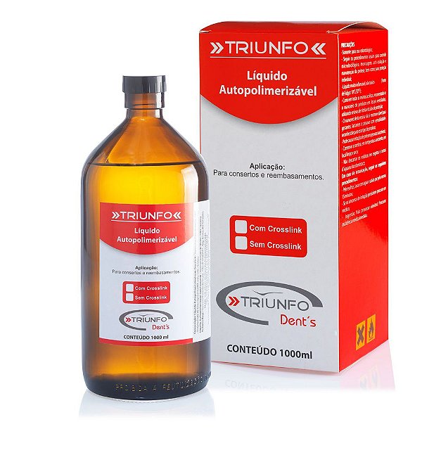 Líquido Autopolimeizável - 1 Litro-  S/ Crosslink Triunfo