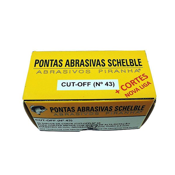 Disco Cut Off 43- Schelble- Caixa com 50 unidades