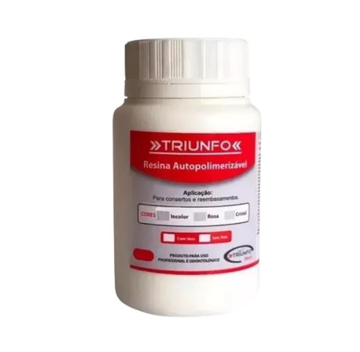 Resina acrilica Autopolimerizável 225gr - Triunfo