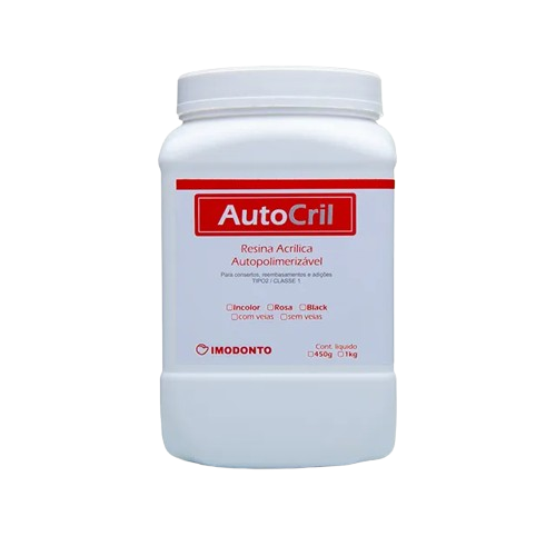 Resina Acrílica Autopolimerizável 1kg AutoCril- Imodonto