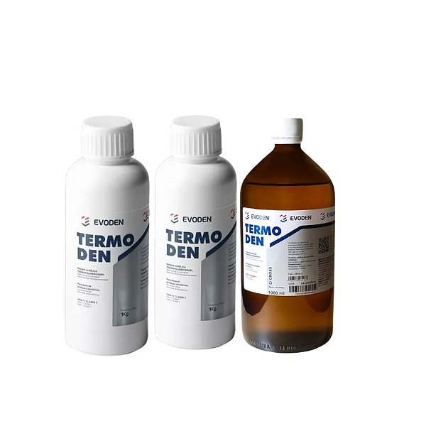 KIT- Resina Termopolimerizável- Evoden