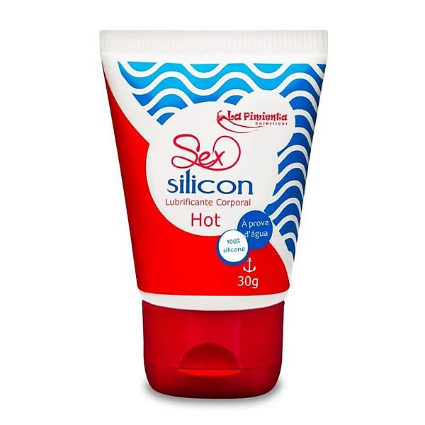 LUBRIFICANTE SILICONADO SEX SILICON HOT 30G