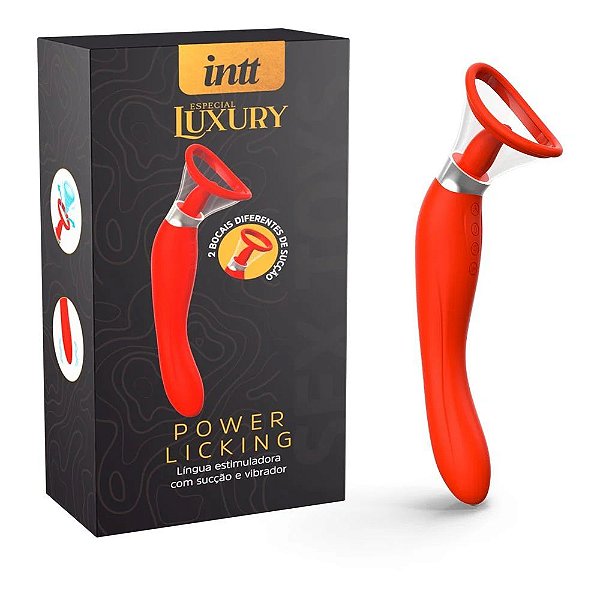 VIBRADOR SUGADOR POWER LICKING 3 EM 1