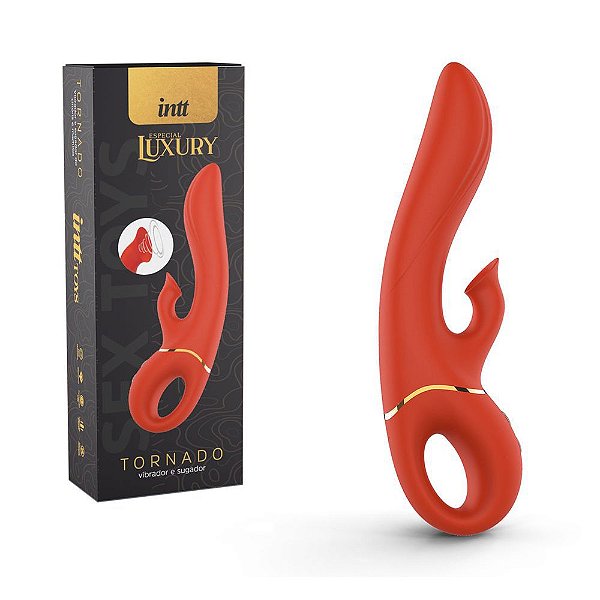 VIBRADOR E SUGADOR LUXURY TORNADO