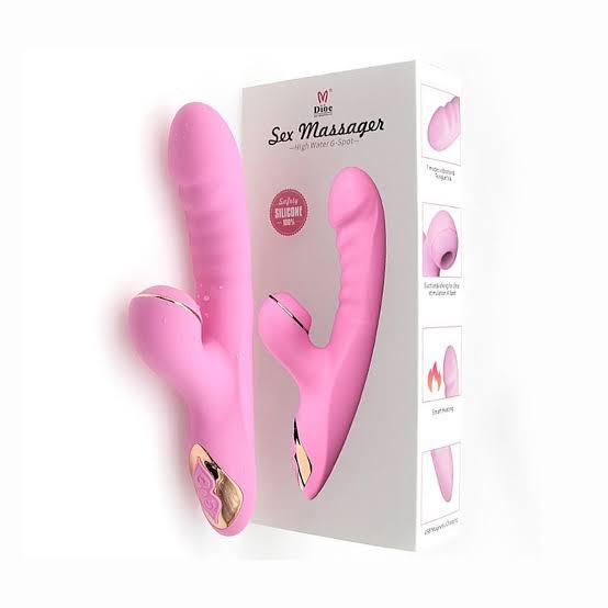 VIBRADOR PONTO G E DE CLITORIS COM PULSAÇÃO DIBE