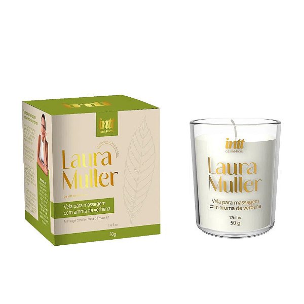 VELA DE MASSAGEM COM AROMA DE VERBENA LAURA MULLER