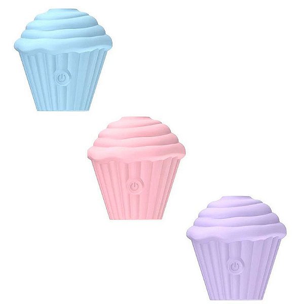 SUGADOR CUPCAKE RECARREGAVEL ROXO