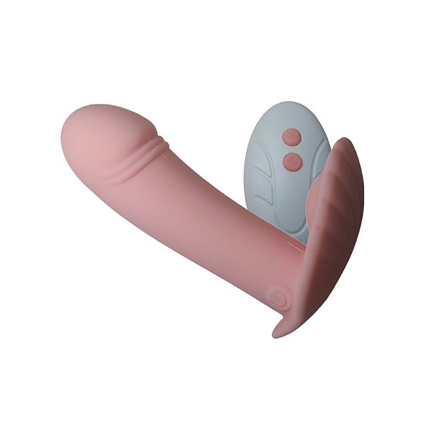 VIBRADOR COM CONTROLE REMOTO EM FORMA DE CONCHA RECARREGAVEL