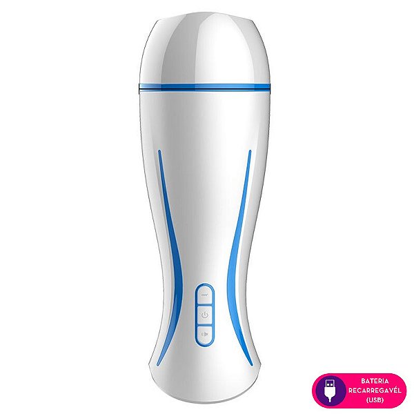 MASTURBADOR MASCULINO TORPEDO COM VIBRO E GEMIDO