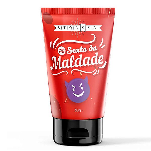 LUBRIFICANTE BEIJÁVEL SEXTA DA MALDADE 30g