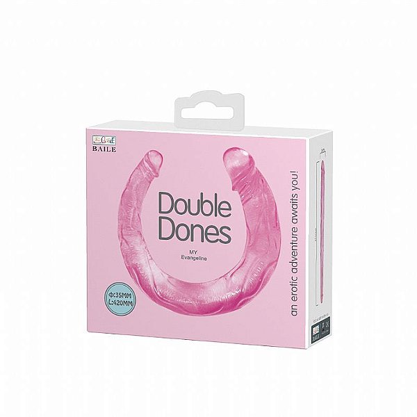 PRÓTESE HAVAIANA DUPLA DOUBLE DONES II BAILE 42cm x 3,5cm x 2,5cm