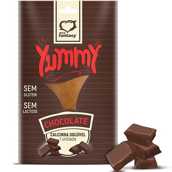 CALCINHA COMESTIVEL CHOCOLATE