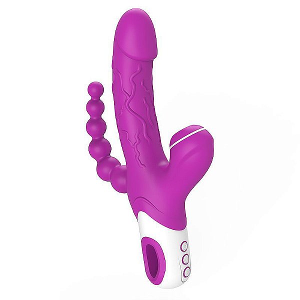 VIBRADOR DE ESTIMULAÇÃO TRIPLA EROS