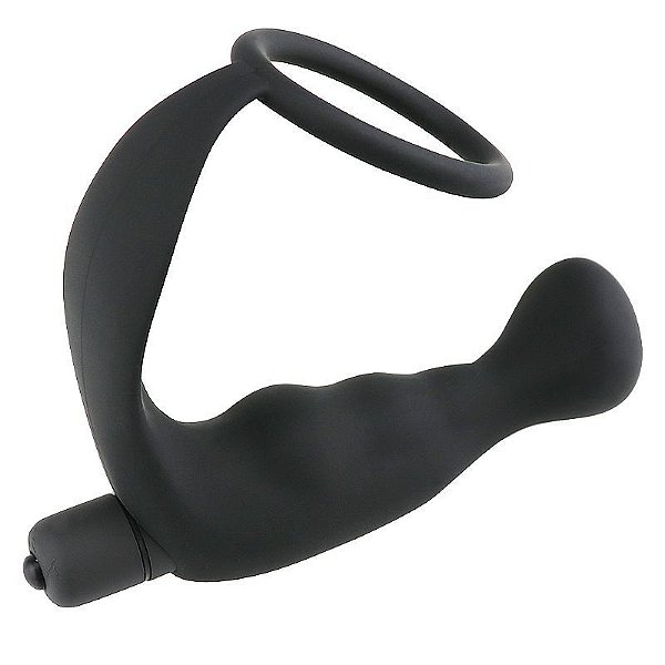ESTIMULADOR DE PRÓSTATA COM VIBRO E ANEL PENIANO