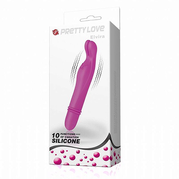 VIBRADOR ELVIRA 10 VIBRAÇÕES A PILHA