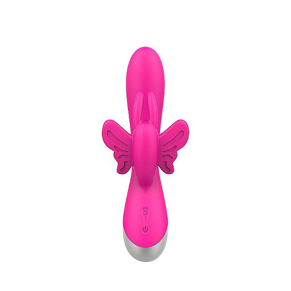 VIBRADOR DE PONTO G E CLITORIS GREEN BABY COR PINK