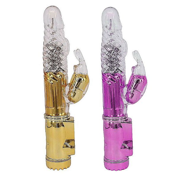 VIBRADOR ROTATIVO 36 VIBRAÇÕES RECARREGÁVEL