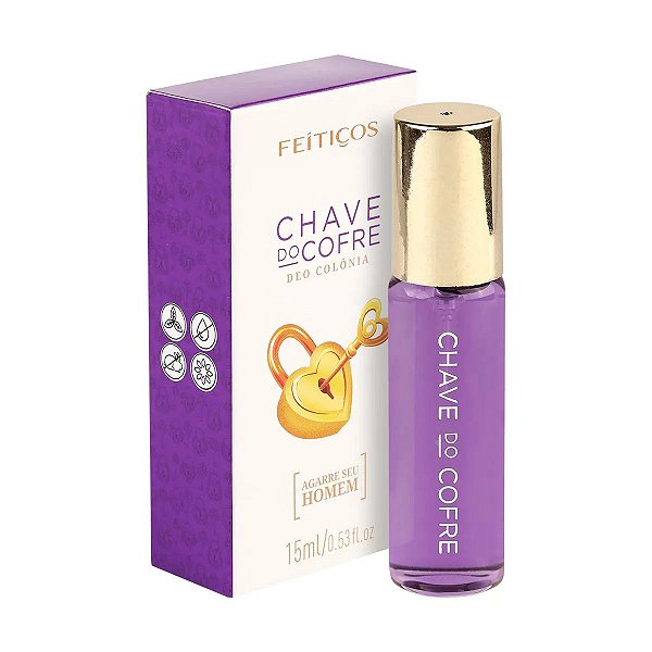 PERFUME AFRODISÍACO CHAVE DO COFRE