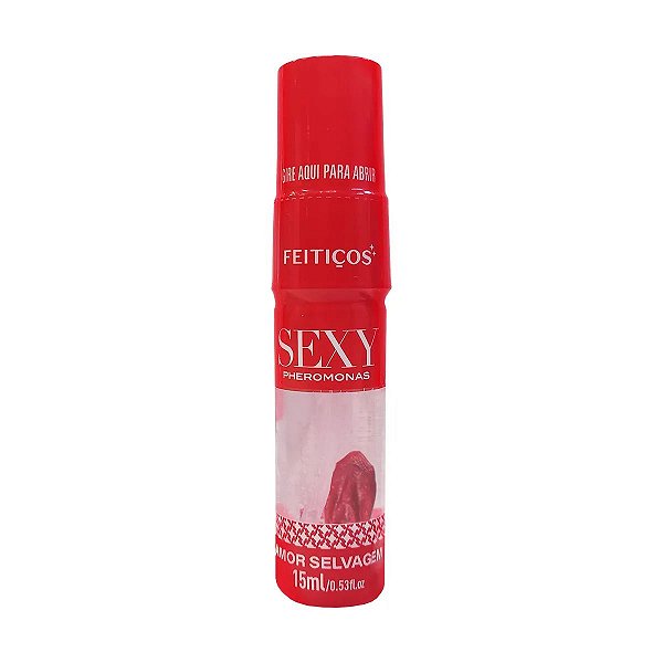 PERFUME AFRODISÍACO SEXY PHEROMONAS AMOR SELVAGEM 15ml