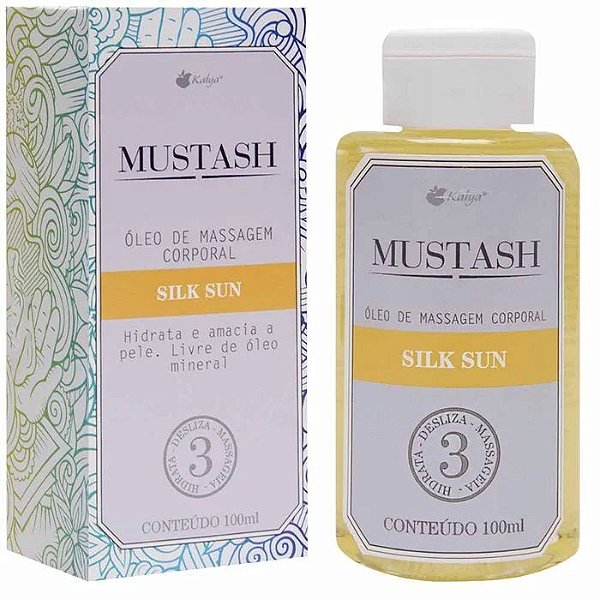 GEL LUBRIFICANTE SILICONADO MUSTASH SILK SUN 100ml