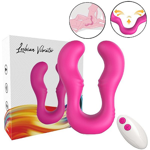 VIBRADOR DE PONTO G E CLITORIANO FLEXÍVEL COM CONTROLE REMOTO