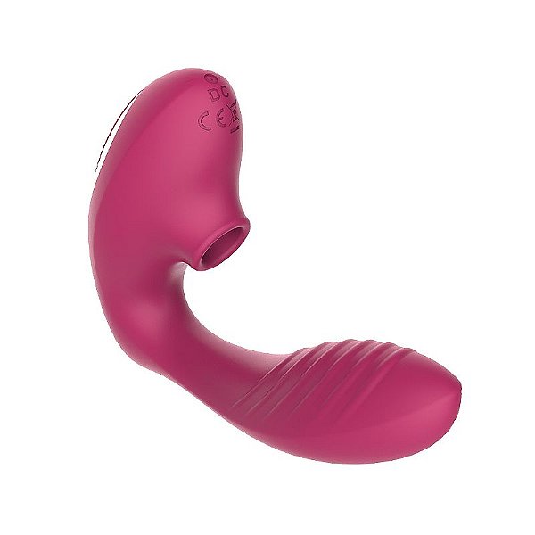 VIBRADOR DE PONTO G E CLITORIANO COM PULSAÇÃO