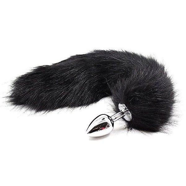 PLUG ANAL RABO DE RAPOSA PRETO P