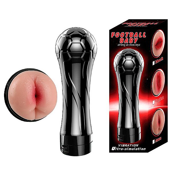 MASTURBADOR LANTERNA MASCULINO EM FORMATO DE ANUS FOOTBALL BABY