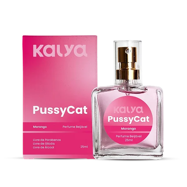 PERFUME BEIJÁVEL MORANGO PUSSYCAT 25ml