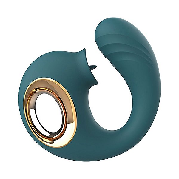 VIBRADOR DE PONTO G E CLITORIANO COM LÍNGUA SNAIL