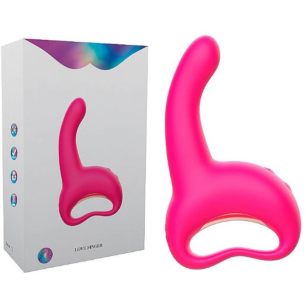 VIBRADOR DE PONTO G COM DEDILHAR