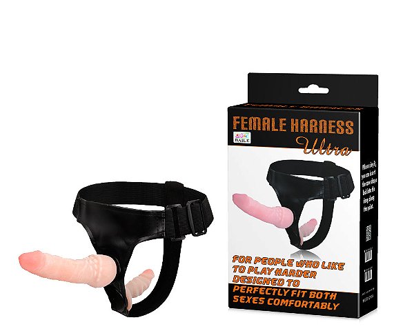 CAPA PENIANA COM PLUG VAGINAL FEMALE HARNESS ULTRA