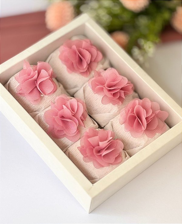 Caixa borda moldura com tampa modelo luva 18x15x04cm - 10 unidades (REF12)