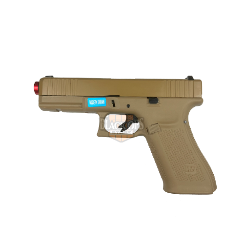 Pistola de Airsoft Glock G17 WE G5 Blowback - Tan