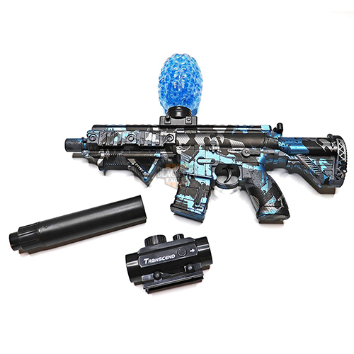 Lançador de Bolinhas de GEL Orbeez M416 (Camuflado Azul)