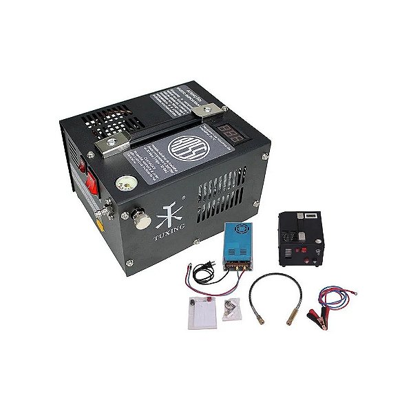 Compressor de ar para PCP Compacto portátil 300BAR 110V/220V/12V Rossi Tuxing