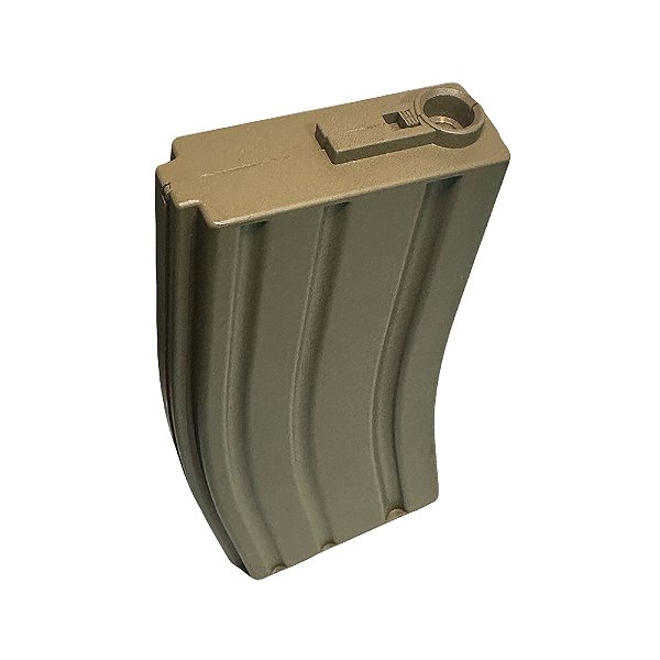 Airsoft Magazine M4 Mid-Cap Polímero 120 bbs TAN – Rossi